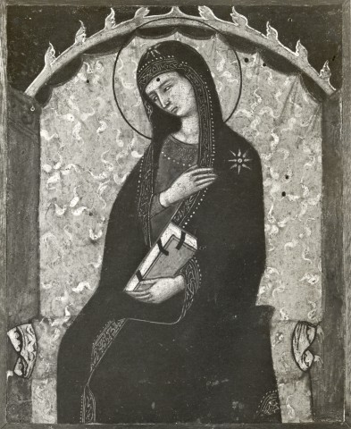 Alinari, Fratelli — Anonimo senese - sec. XIV - Maria Vergine annunciata — insieme